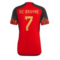 Fotballdrakt Herre Belgia Kevin De Bruyne #7 Hjemmedrakt VM 2022 Kortermet